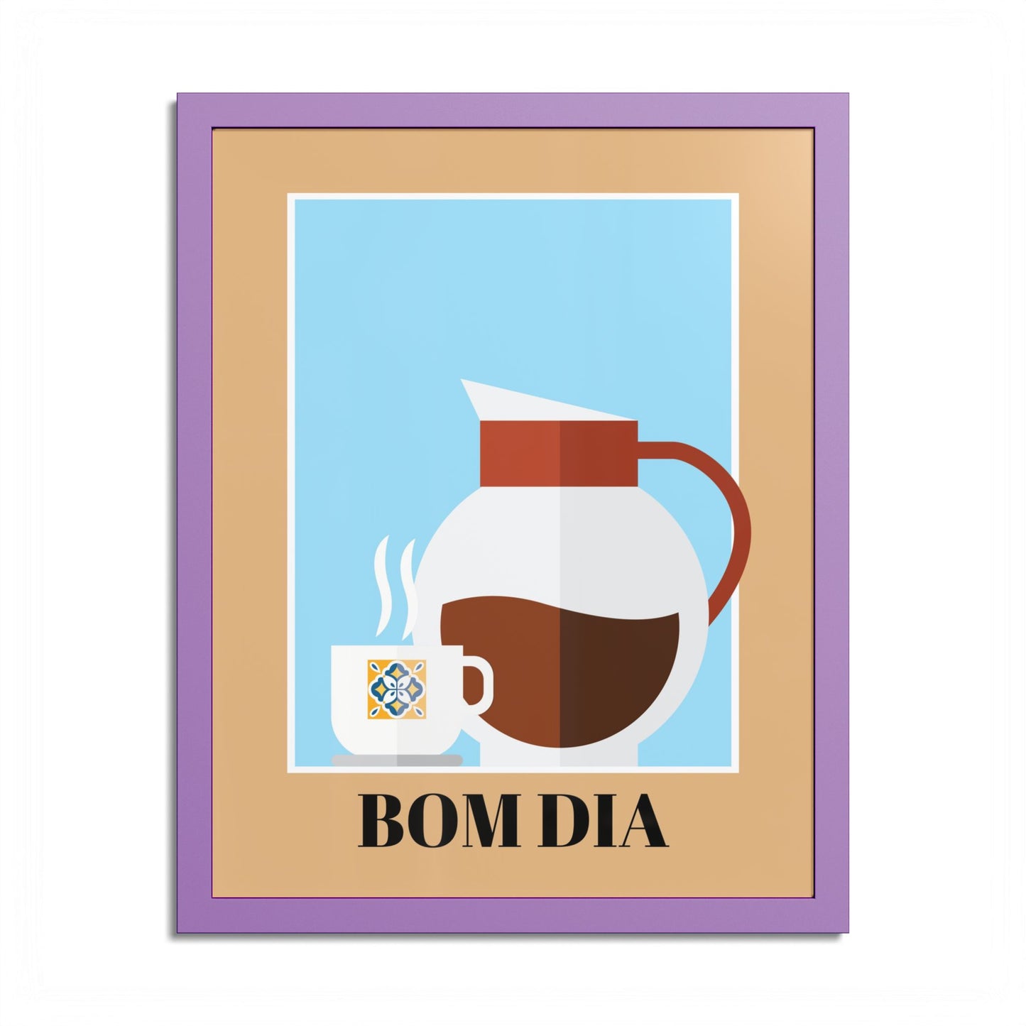 Bom Dia Framed Poster