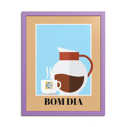 Bom Dia Framed Poster