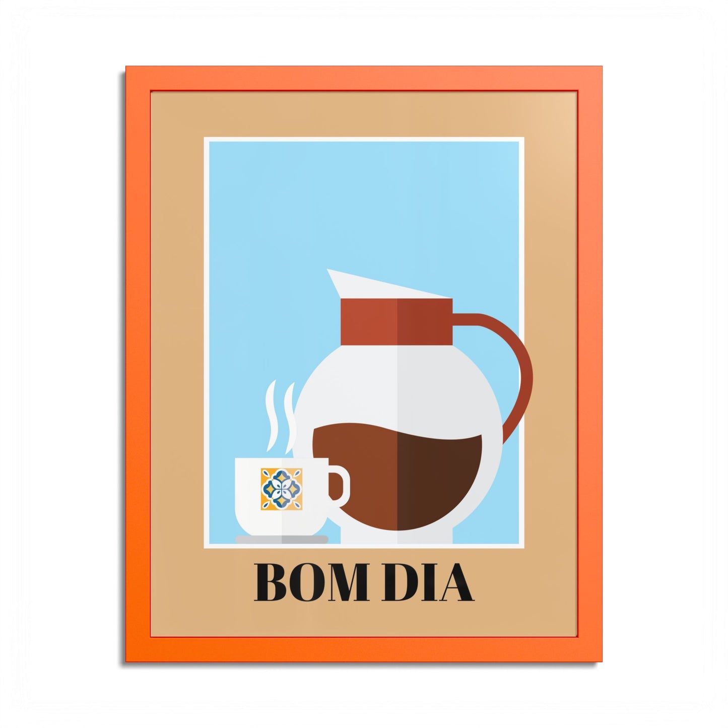 Bom Dia Framed Poster