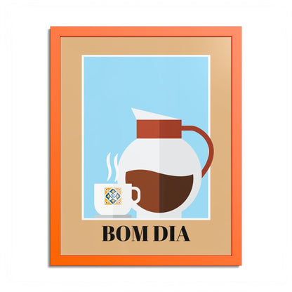 Bom Dia Framed Poster
