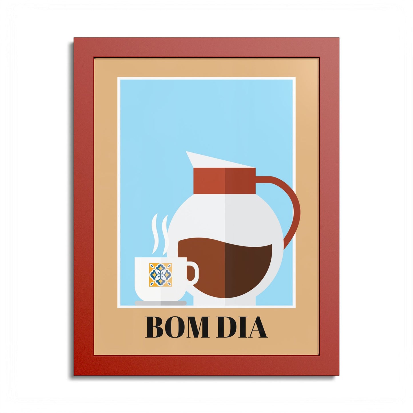 Bom Dia Framed Poster