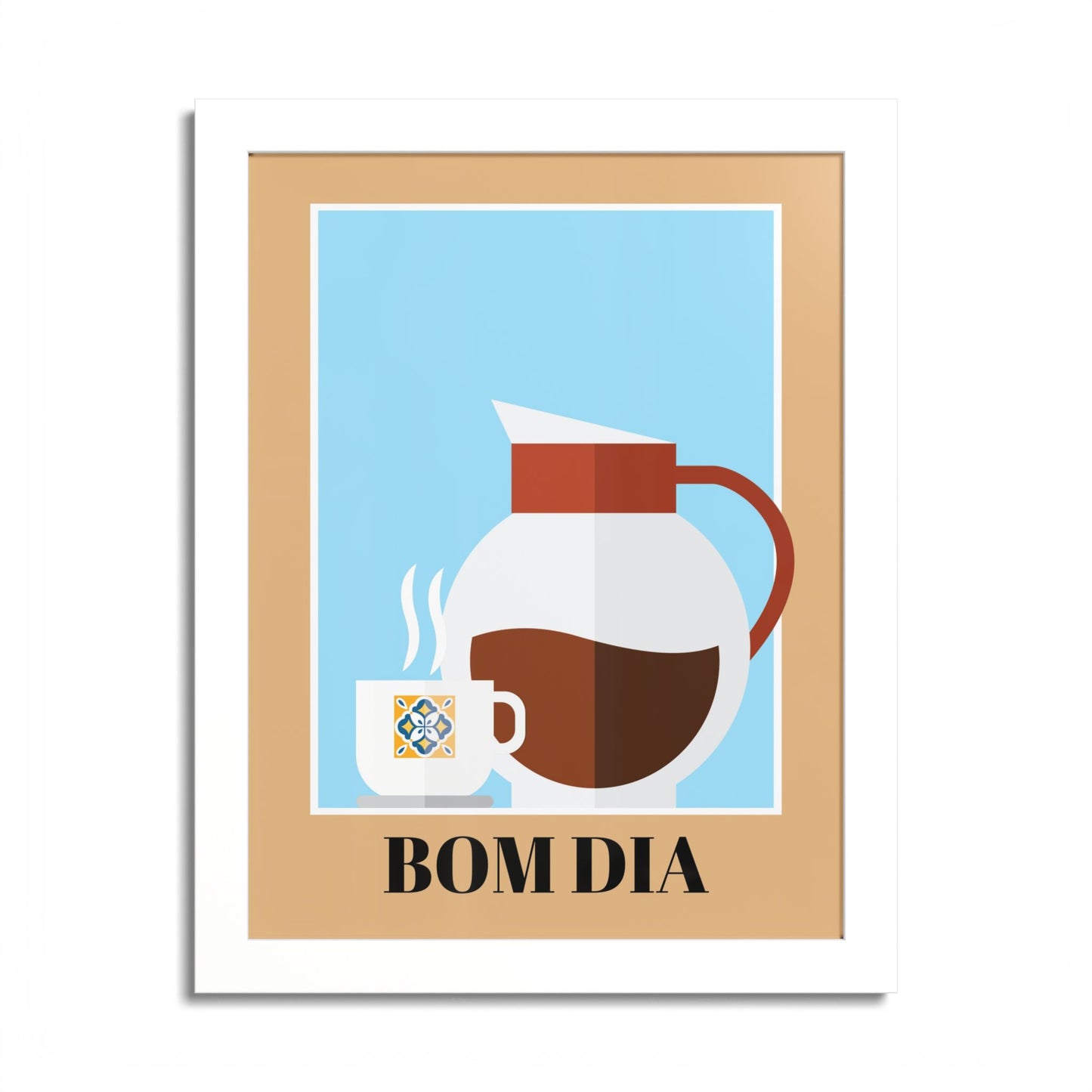 Bom Dia Framed Poster