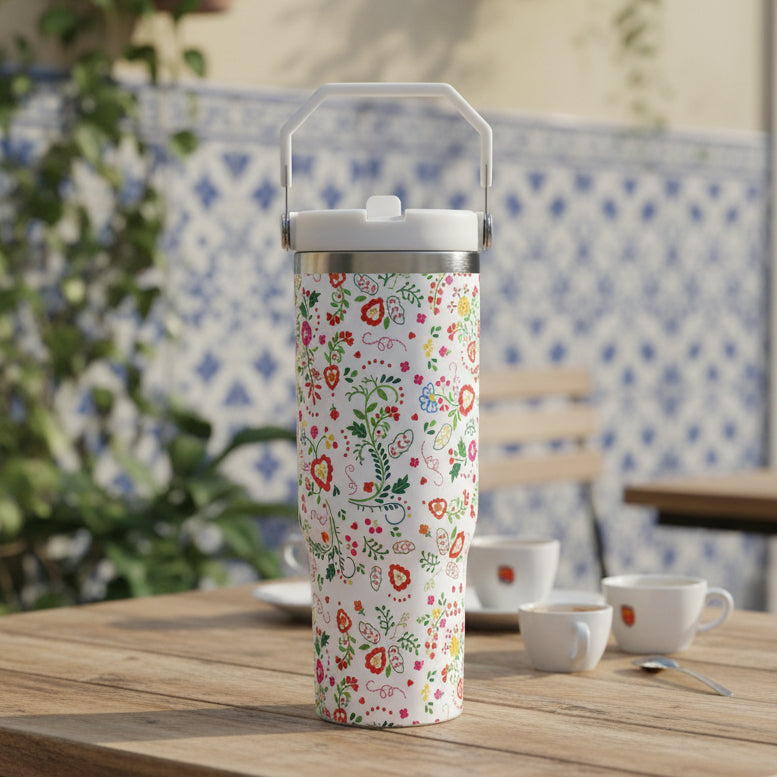 Amor Flip Straw Tumbler