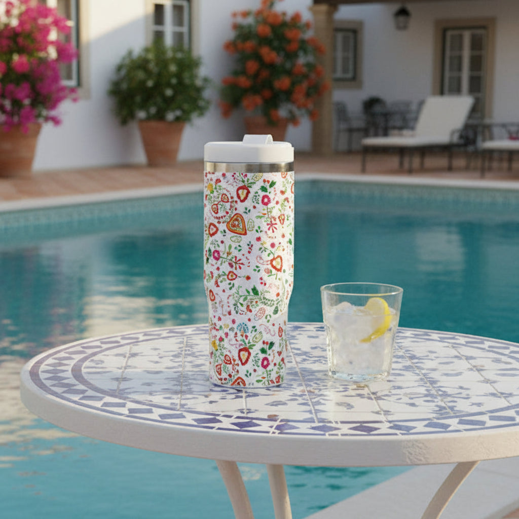 Amor Flip Straw Tumbler