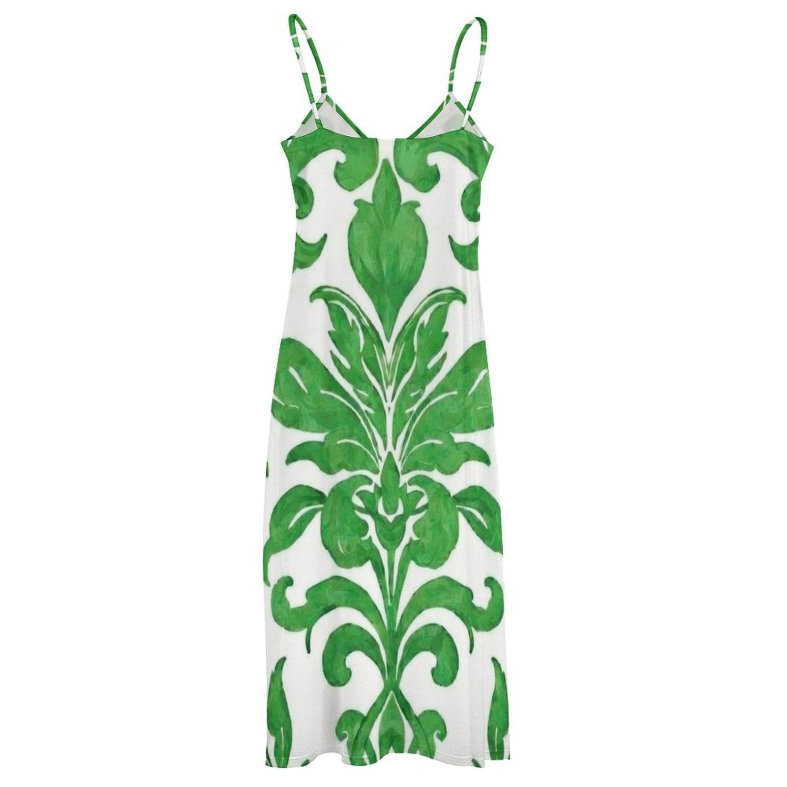 Women's Spaghetti Strap V-Neck Maxi Dress