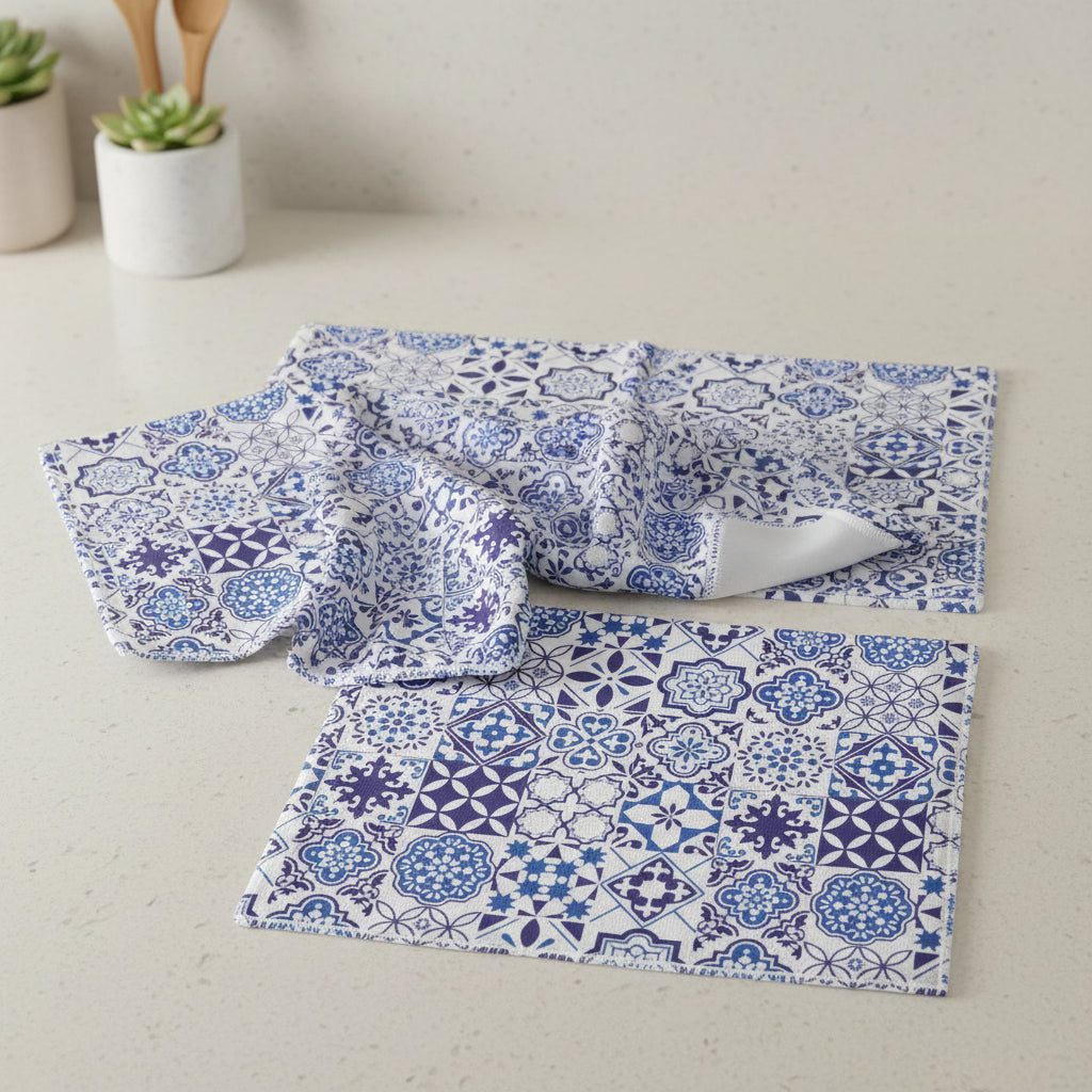 Azulejo Kitchen Towels