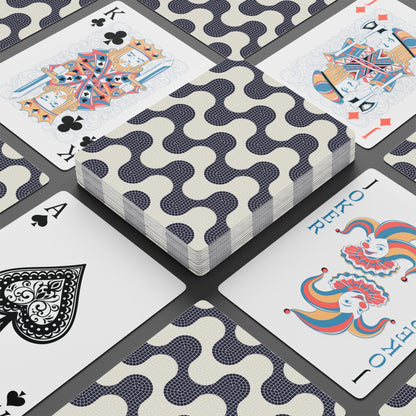 Calcada from Rossio plaza, lisbon, portugal playing cards