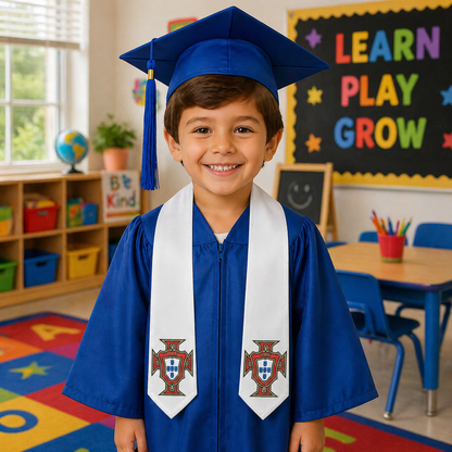 Portugal Soccer Federation Kids Graduation Stole