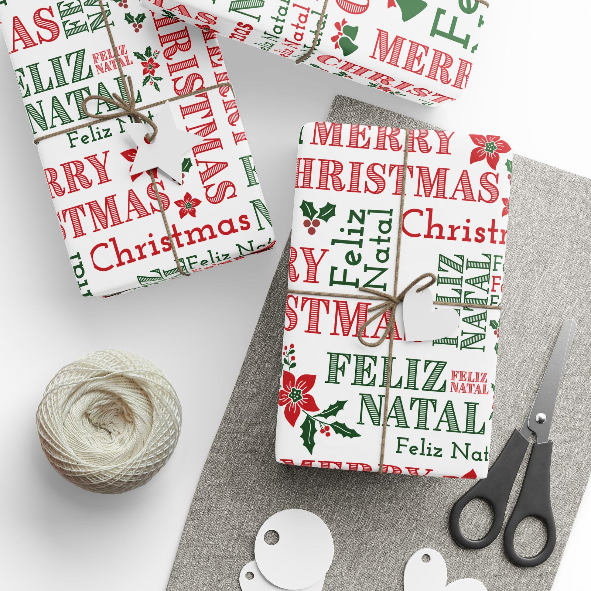 Feliz Natal Festive Wrapping Paper