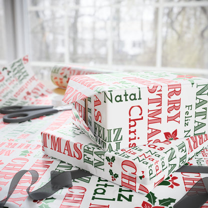 Feliz Natal Festive Wrapping Paper