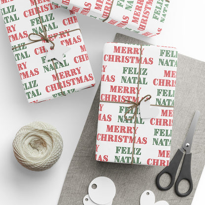 Feliz Natal Wrapping Paper