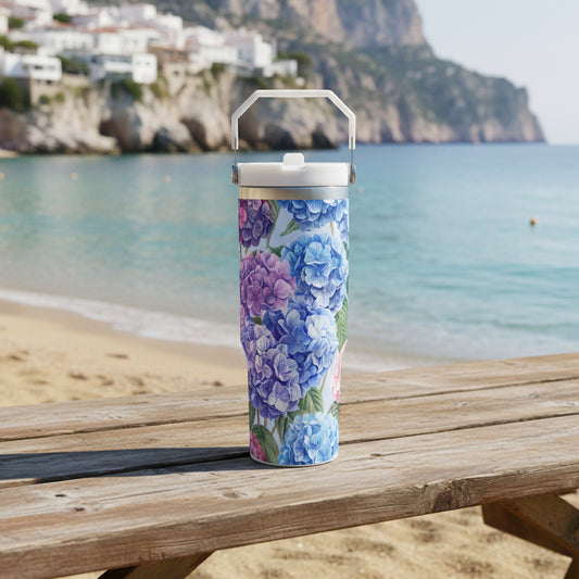 Hortencia Flip Straw Tumbler