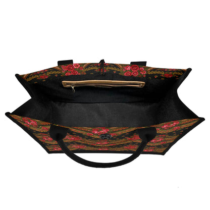 Lenco Preto Canvas Bag