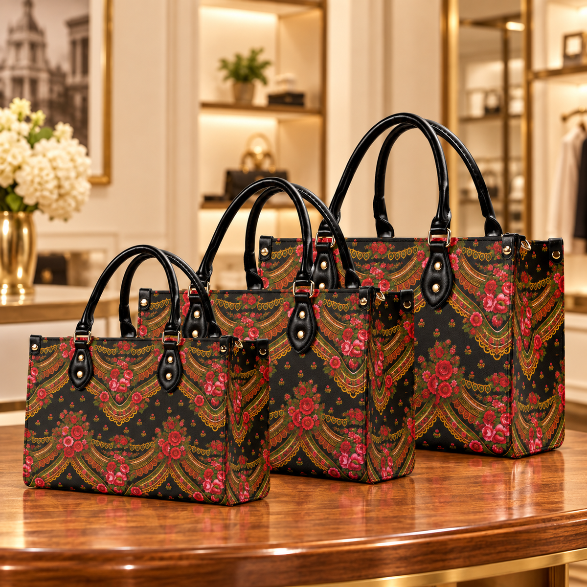 Lenco Preto Luxury Handbag