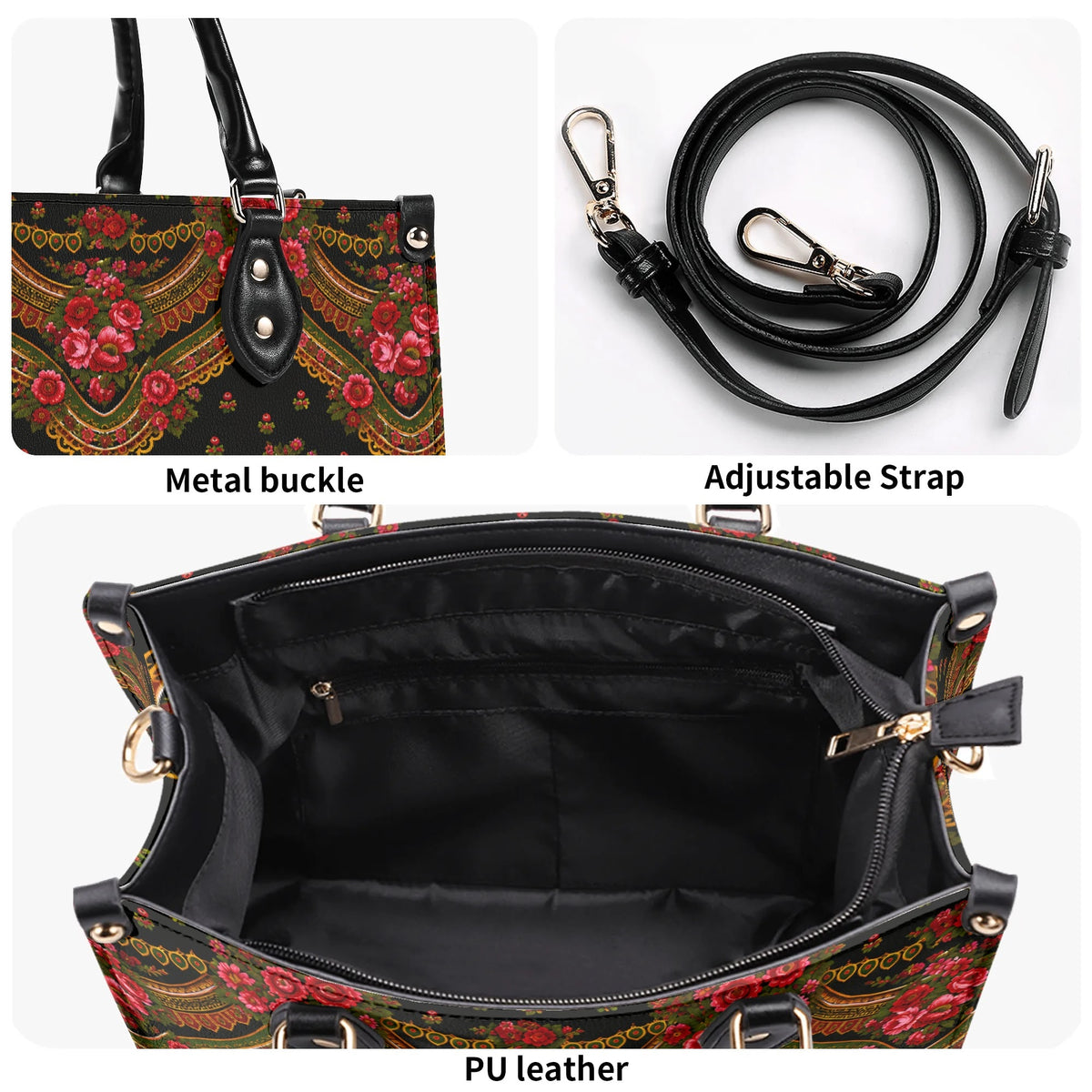 Lenco Preto Luxury Handbag