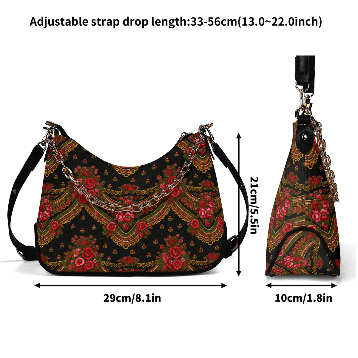 Lenco Preto Shoulder Bag