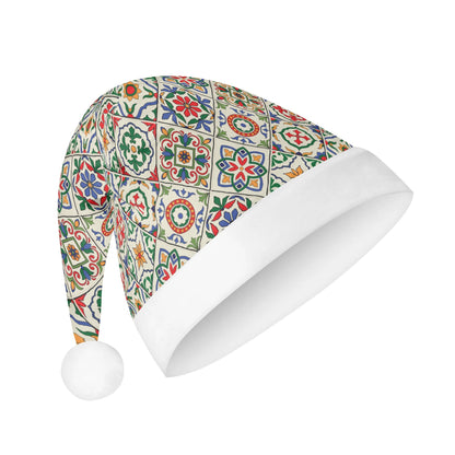 Portuguese tile santa hat