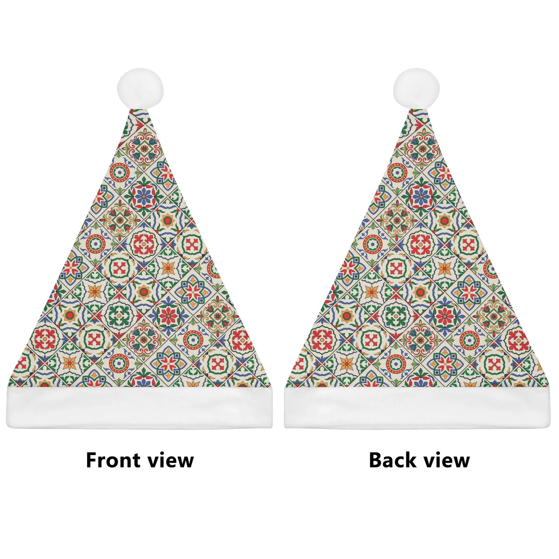 Portuguese tile santa hat