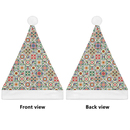 Portuguese tile santa hat
