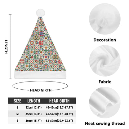 Portuguese tile santa hat