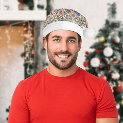 Portuguese tile santa hat