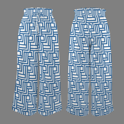 Paredes Wide Leg Pants (Blue)