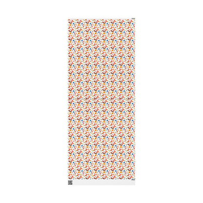 sheet of christmas sardine wrapping paper