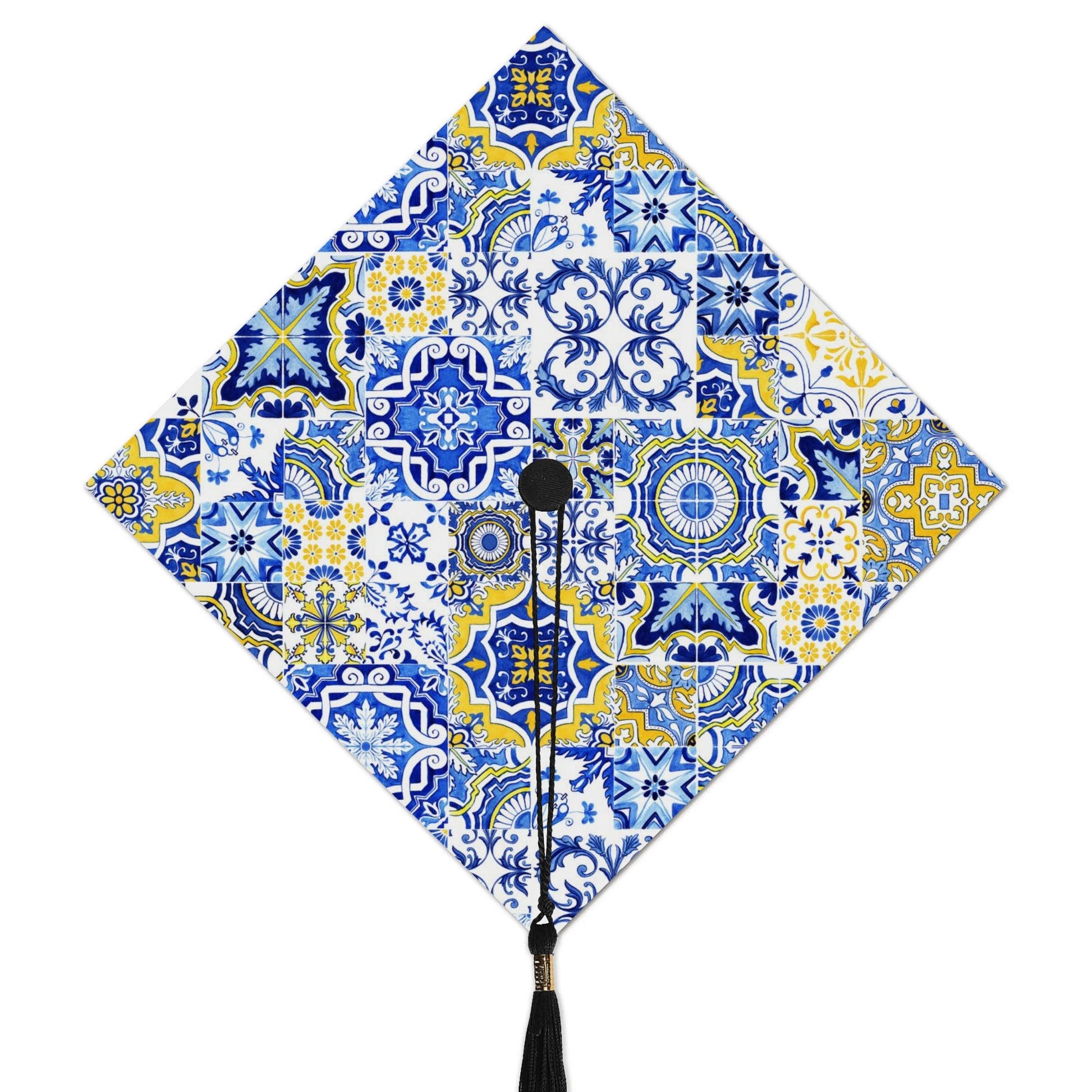 Tradicional azulejo Graduation Cap topper