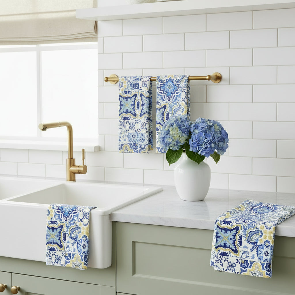 Tradicional Kitchen Towel - portuguese azulejo