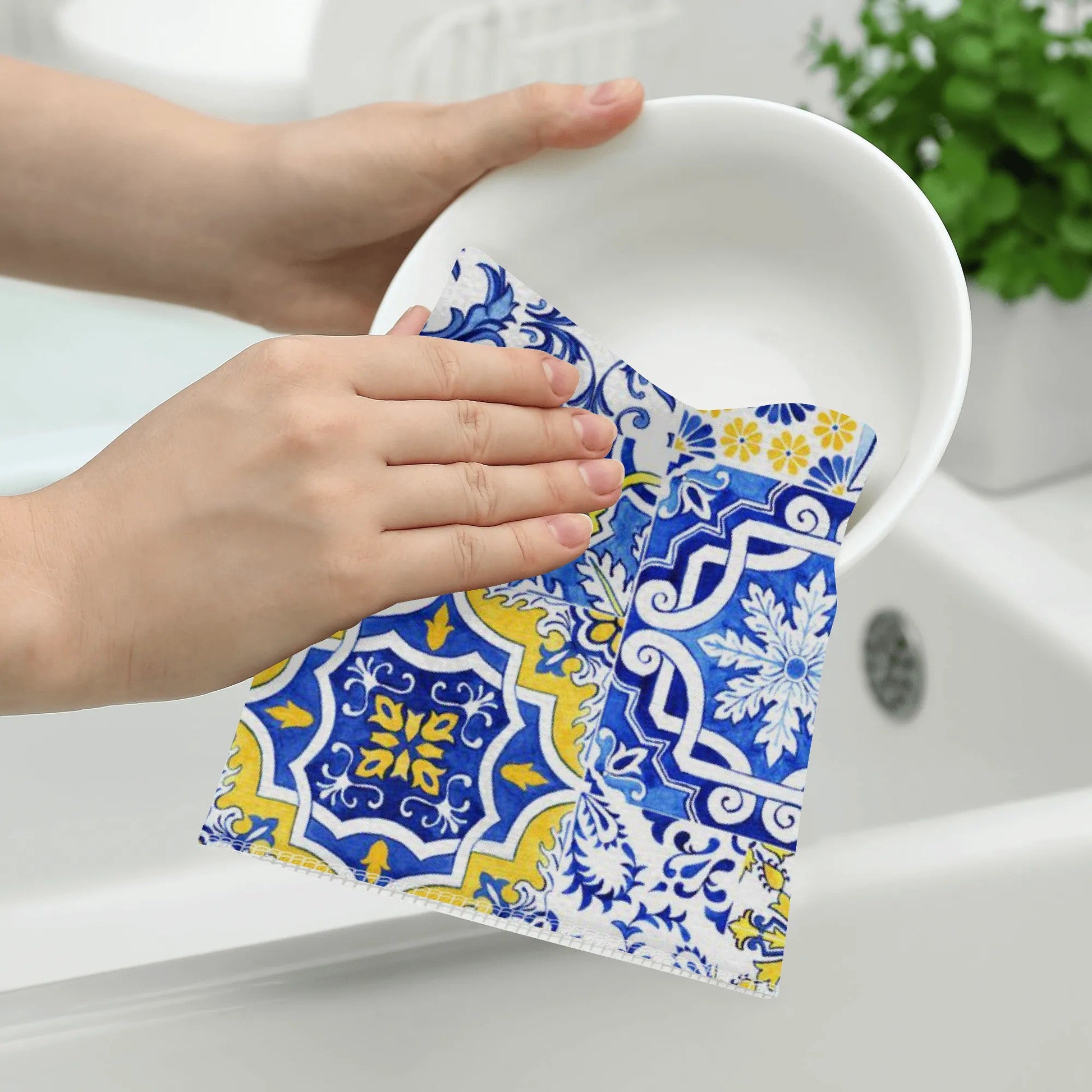 Tradicional Kitchen Towel - portuguese tile
