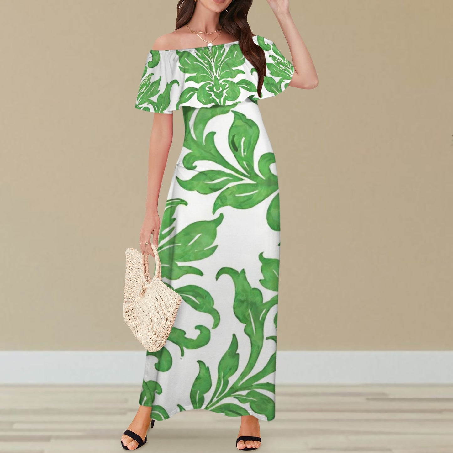 Verdanca Off-shoulder Maxi Dress