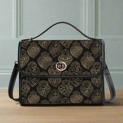 Viana Faux Leather Satchel Bag