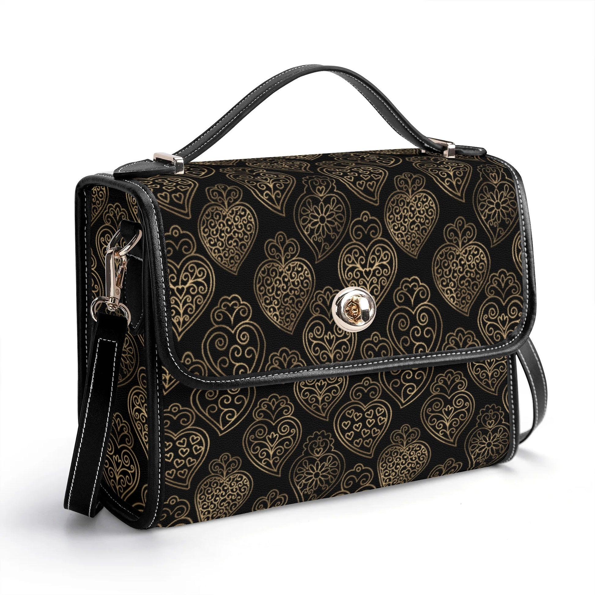 Viana Faux Leather Satchel Bag