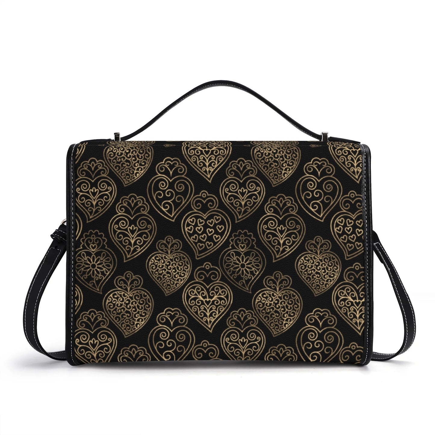 Viana Faux Leather Satchel Bag