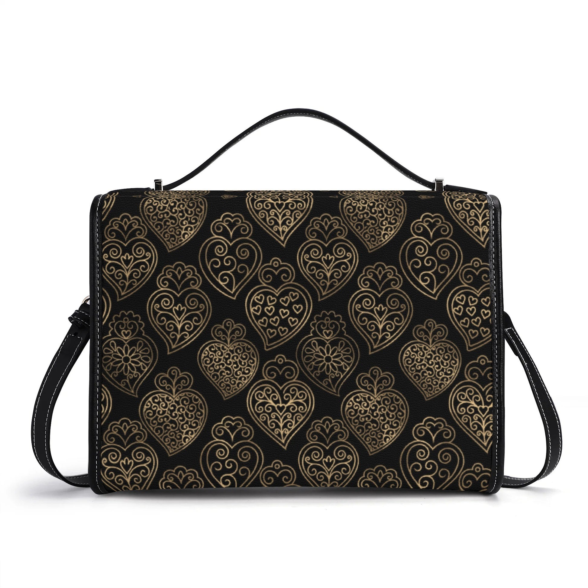 Viana Faux Leather Satchel Bag