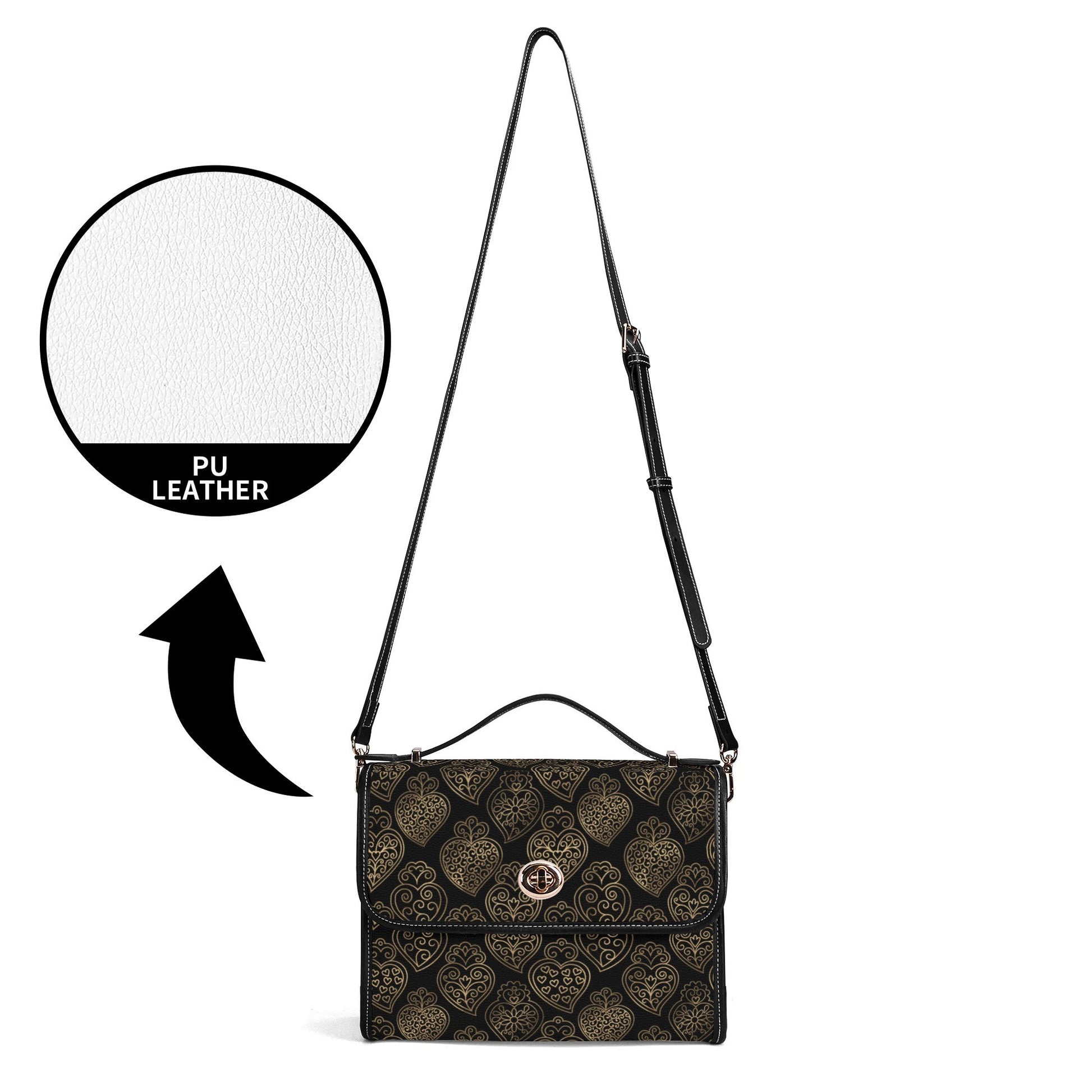 Viana Faux Leather Satchel Bag