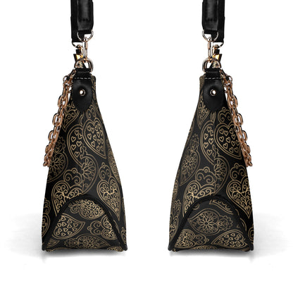 Viana Faux Leather Shoulder Bag