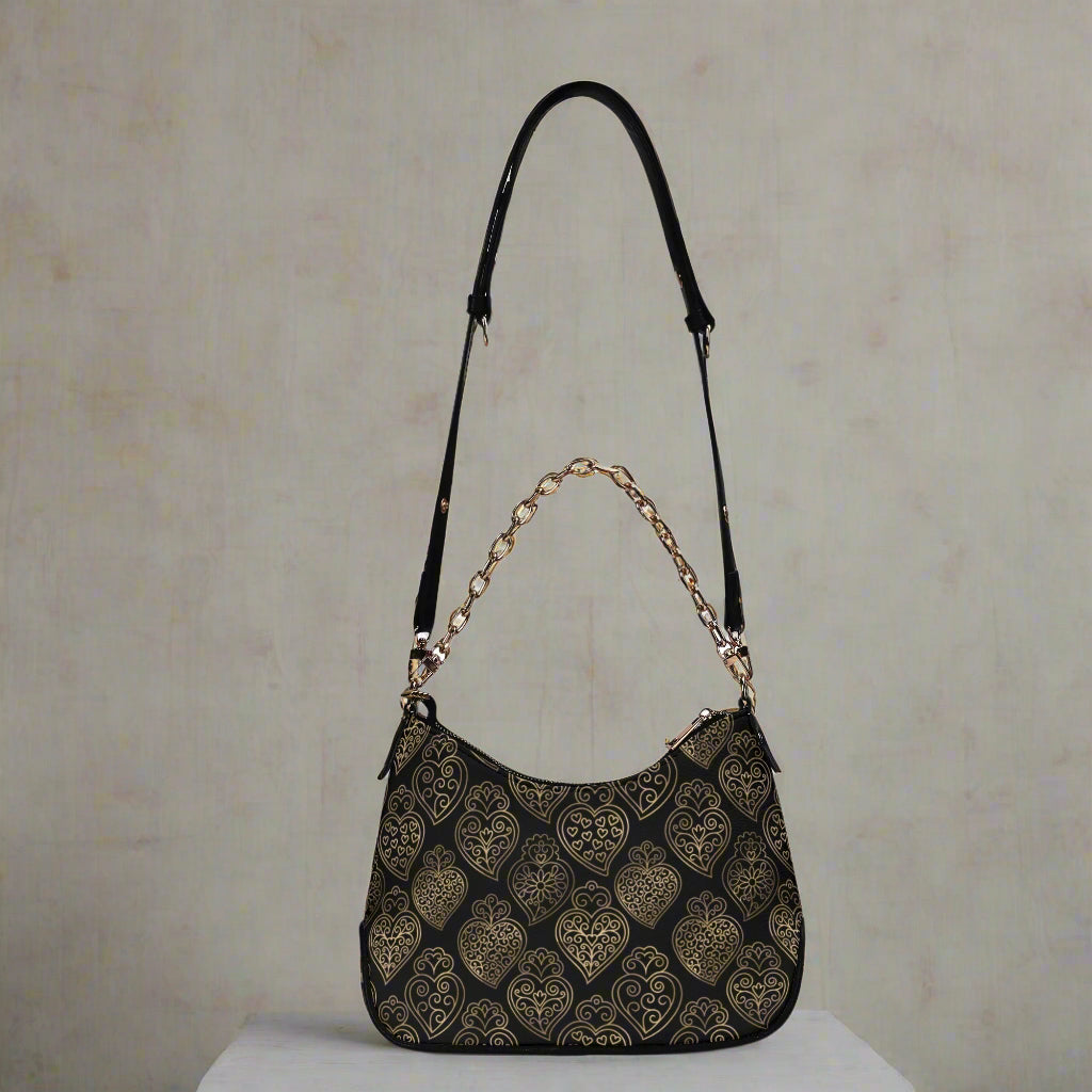 Viana Faux Leather Shoulder Bag