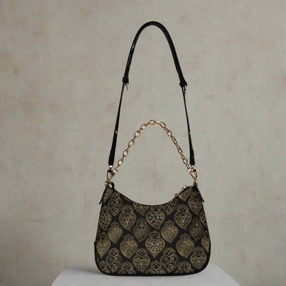 Viana Faux Leather Shoulder Bag