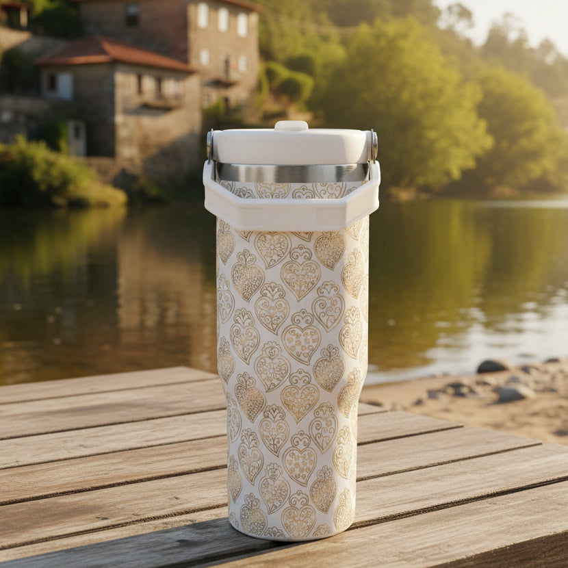 Viana Flip Straw Tumbler