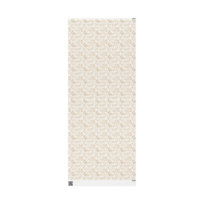 gold heart of viana sheet of wrapping paper