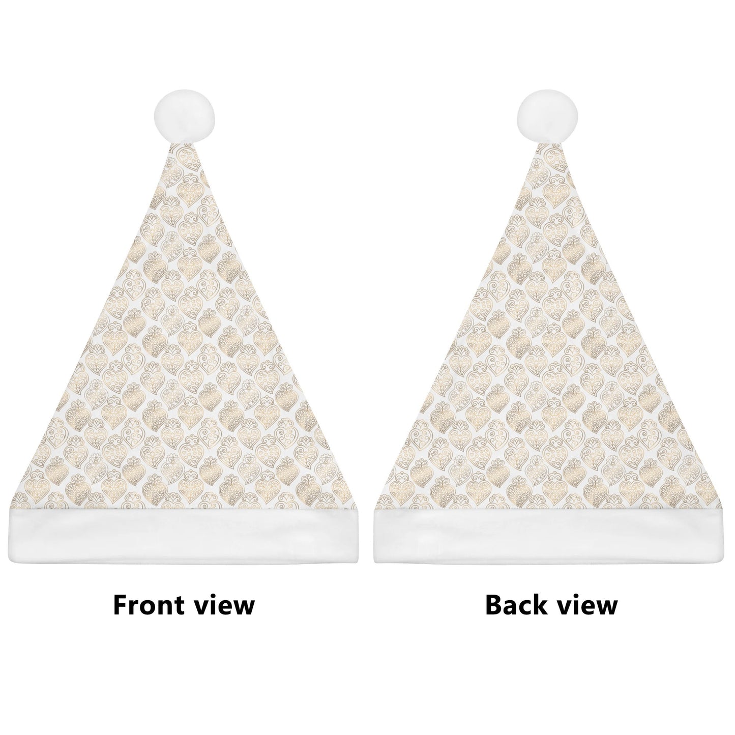 Viana Heart Santa Hat