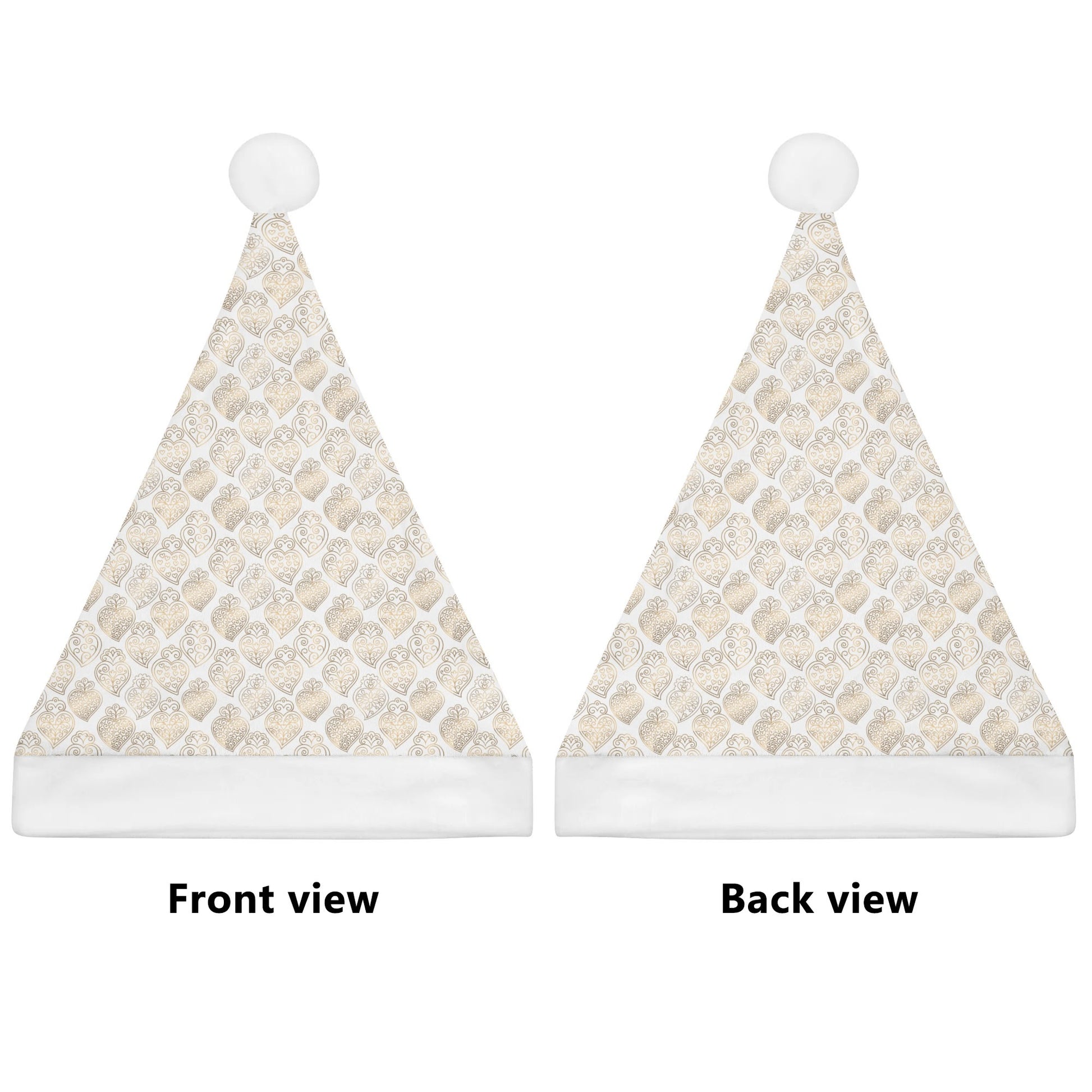 Viana Heart Santa Hat