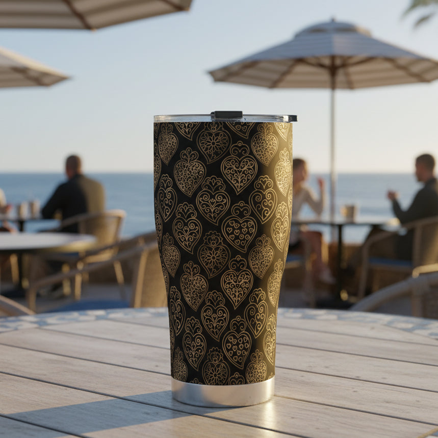 Viana black 30oz tumbler