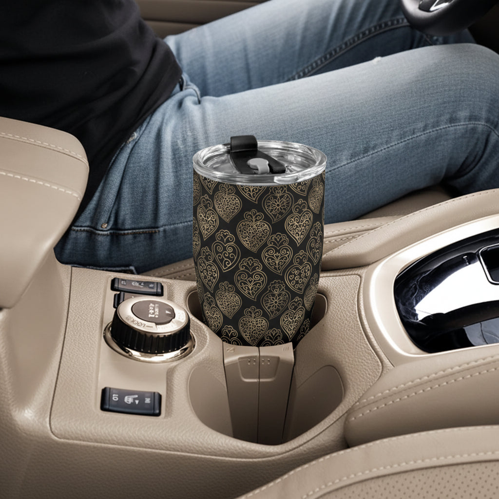Viana black 30oz tumbler
