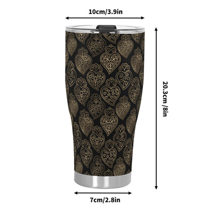 Viana black 30oz tumbler