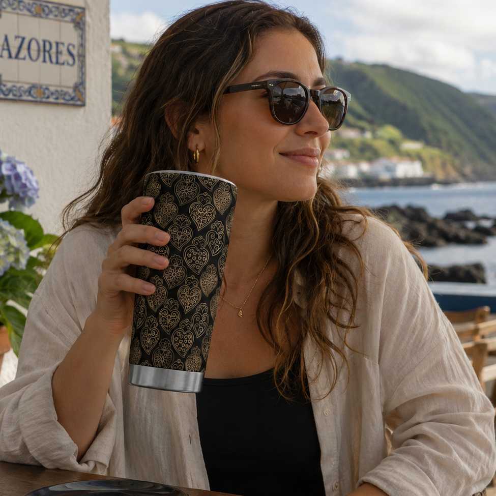 Viana black 30oz tumbler