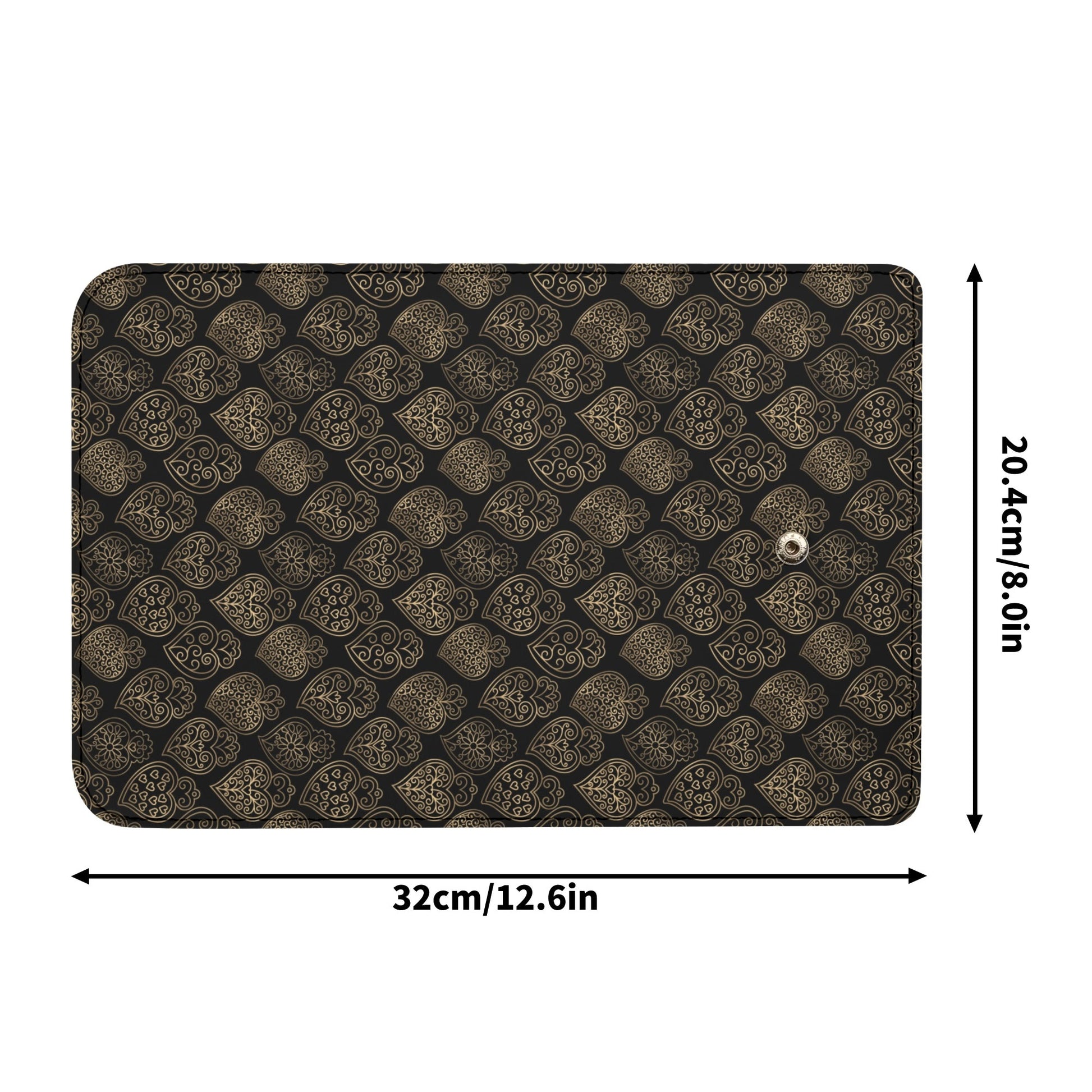 Viana trifold clutch wallet black4