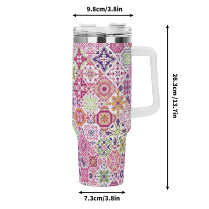 Cora 40oz Stainless Steel Tumbler