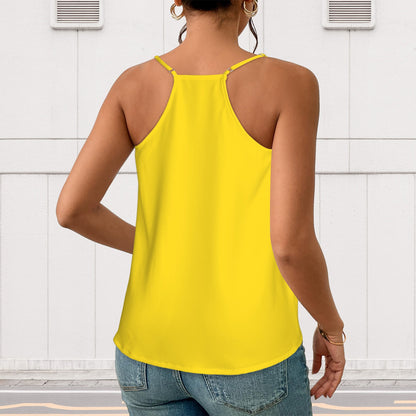 Yellow V-Neck Tank Top